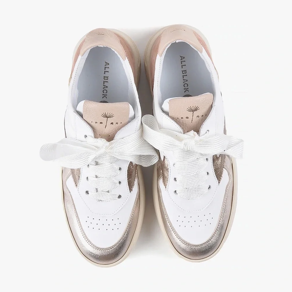 NIB ALL BLACK Puff Sneaker Rose Gold 41 (9.5 / 10) - Picture 4 of 7